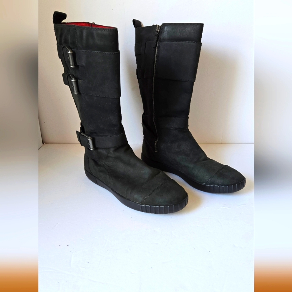 Cole Haan Nike Moto Waterproof Boots Size 8.5